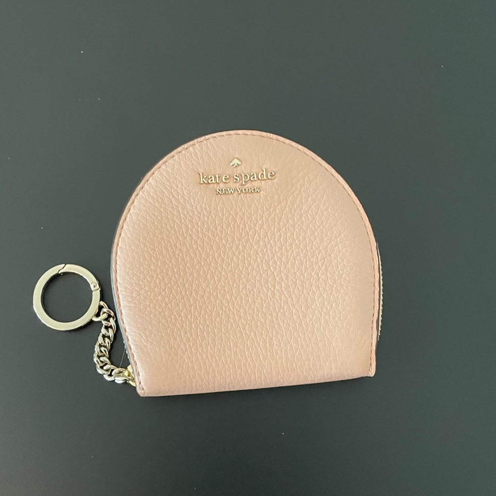 Kate Spade Mini Wallet Pale Pink Beige